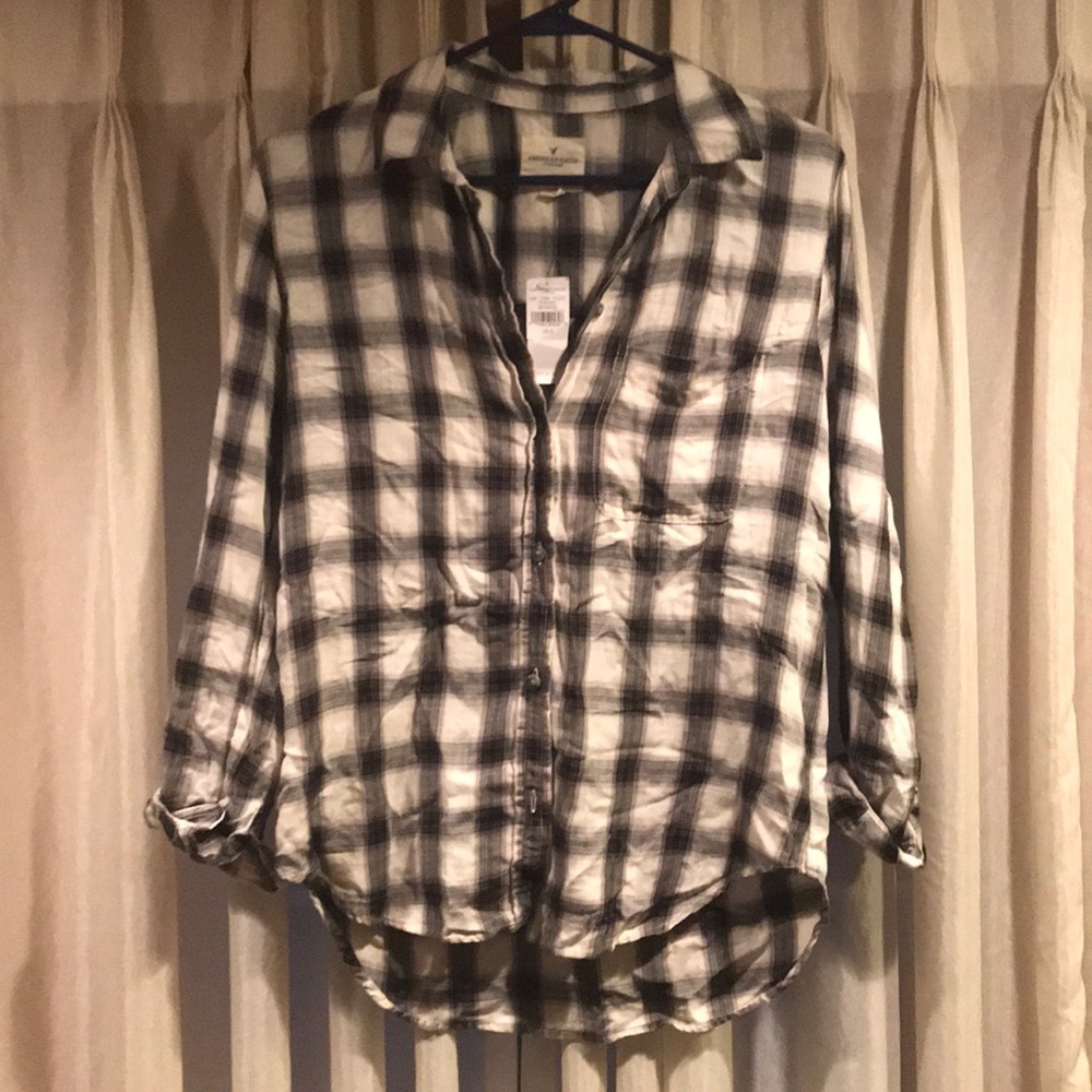 Super soft flannel shirt - American Eagle